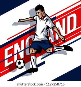 World Soccer Player Vector