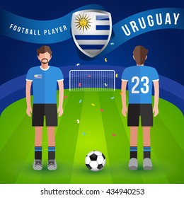 World Soccer Player : Vector Illustration