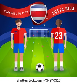 World Soccer Player : Vector Illustration