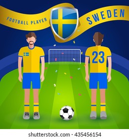 World Soccer Player : Vector Illustration