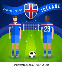 World Soccer Player : Vector Illustration