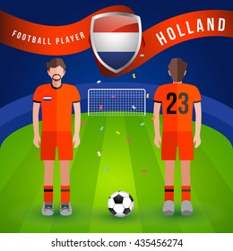 World Soccer Player : Vector Illustration