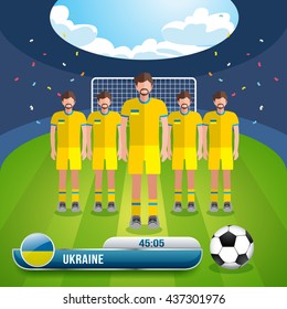 World Soccer Players : Vector Illustration