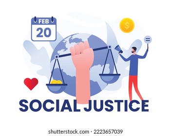 Concepto del Día Mundial de la Justicia Social