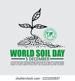 World Soil Day, 5 December, Poster and Banner