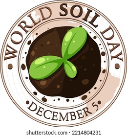 World Soil Day Banner Design illustration