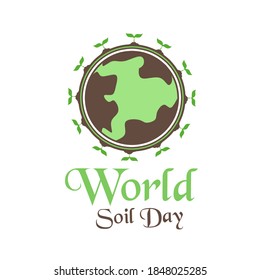 World Soil Day concept for banner or poster design