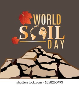 world soil day concept. environment. ecological. illustration vector