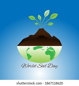 world soil day concept. web banner design. illustration vector