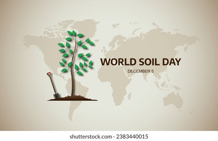 World Soil Day December 05 Background Vector Illustration