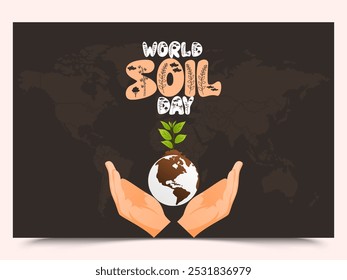 Día Mundial del Suelo diciembre de 2005 Antecedentes Ilustración vectorial
