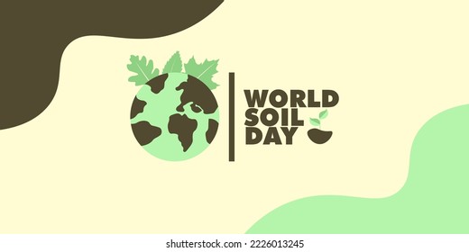world Soil Day design banner concept. eco design world soil day