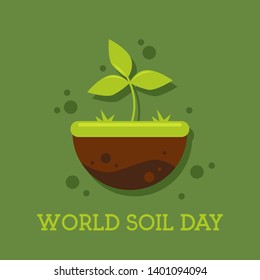 World Soil Day Design Vector Illustration for Poster Background and Banner Design