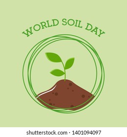 World Soil Day Design Vector Illustration for Poster Background and Banner Design