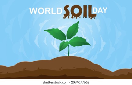 World Soil Day Design Vector Illustration for Poster Background and Banner Design