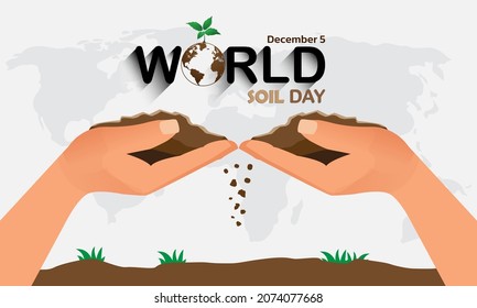 World Soil Day Design Vector Illustration for Poster Background and Banner Design