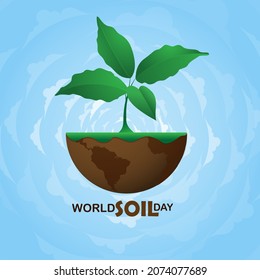 World Soil Day Design Vector Illustration for Poster Background and Banner Design