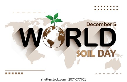World Soil Day Design Vector Illustration for Poster Background and Banner Design