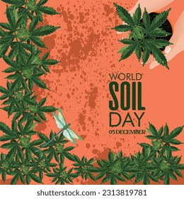 World Soil Day Design Vector Illustration for Poster Background and Banner Design