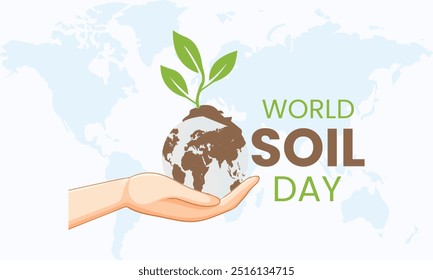 World Soil Day Design Vector Illustration for Poster Background and Banner Design Vector illustration design concept of World Soil Day observed on December 5
