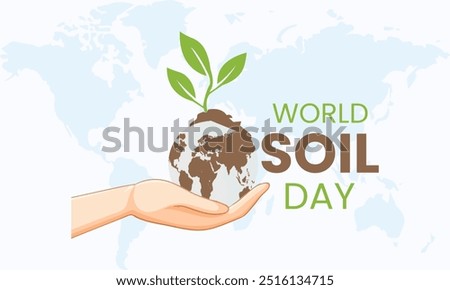 World Soil Day Design Vector Illustration for Poster Background and Banner Design Vector illustration design concept of World Soil Day observed on December 5