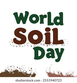 World soil day poster design.