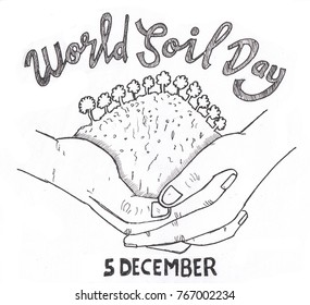 world soil day, sketch