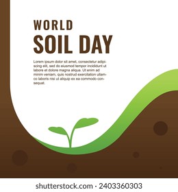 World Soil Day Vector Design Illustration