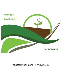 world soil day vector illustration background. banner, poster.