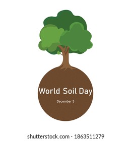 World soil day vector illustration December 5.