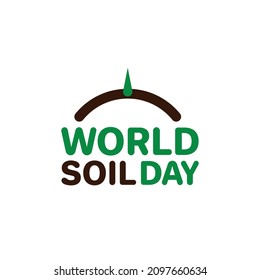 world soil day vector on white background.template for logo, icon, greeting Card