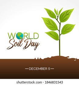 World Soil Days Vector Illustration Days Vector Illustration. Suitable for greeting card, poster and banner.