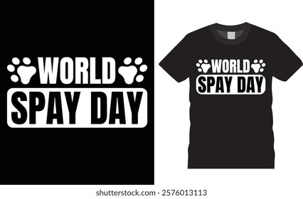 World Spa Day T-Shirt Design Vector Template. World spay day shirts, Spa Day, Spa squad Unique and Eye-catching best colorful t shirts design ready for print, poster, banner, gift, card, pod