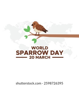 World Sparrow Day, held on 20 March. Vector illustration of the date of sparrows. Cute sparrow card for sparrow day.
World Sparrow Day. abstract background.