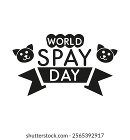 World spay day Background Template design for Poster or Banner