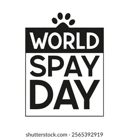 World spay day Background Template design for Poster or Banner