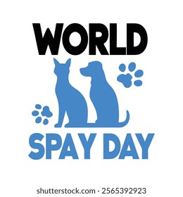 World spay day Background Template design for Poster or Banner