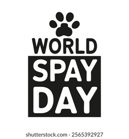 World spay day Background Template design for Poster or Banner