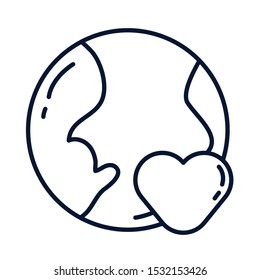 World sphere design. Planet continent earth world globe ocean and universe theme. Vector illustration.