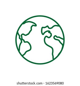 World sphere design, Planet continent earth globe ocen sea universe science and map theme Vector illustration