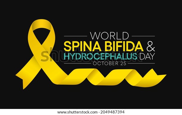 World Spina Bifida Hydrocephalus Day Observed Stock Vector Royalty