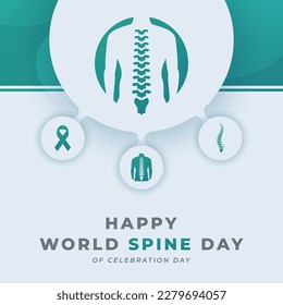 Ilustración de diseño de vectores en celebración del Día Mundial de la Espina para fondo, afiche, cartel, publicidad, tarjeta de saludo