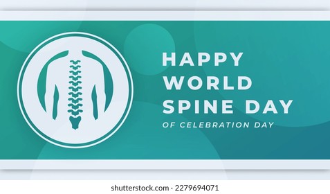 Ilustración de diseño de vectores en celebración del Día Mundial de la Espina para fondo, afiche, cartel, publicidad, tarjeta de saludo