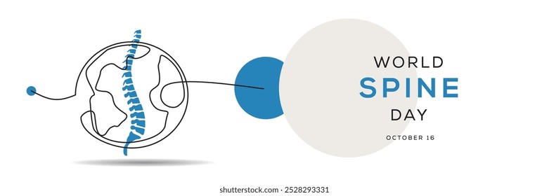 Día Mundial de la Columna Vertebral, celebrado el 16 de octubre.