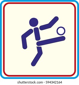 World Sport training, icon, vector Illustrations