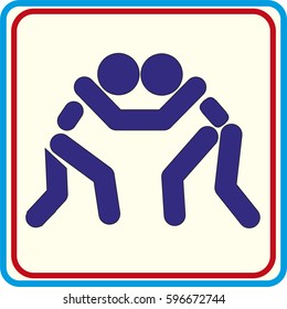 World Sport training, icon, vector Illustrations