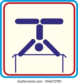 World Sport training, icon, vector Illustrations