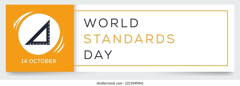 World Standards Day, held on 14 October.