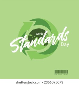 World Standards Day vector graphics.