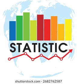 WORLD STATISTICS DAY VECTOR ILLUSTRATION READY TO USE